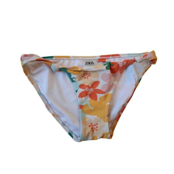 Zara narancs virágos bikini alsó 134-es