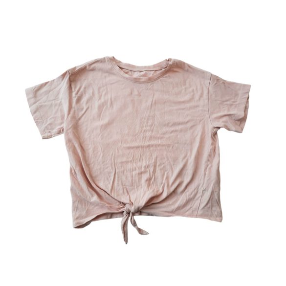 H&M rózsaszín pamut póló 