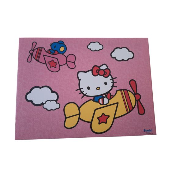 Sanrio Hello Kittys fa keretre feszített fekvő kép