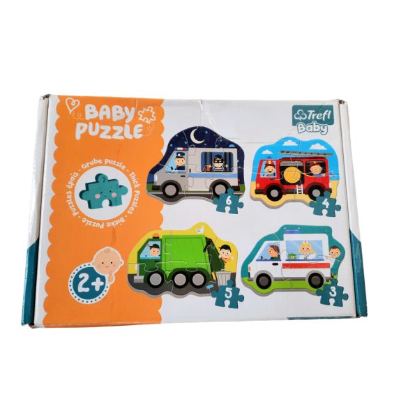 Járműves baby puzzle