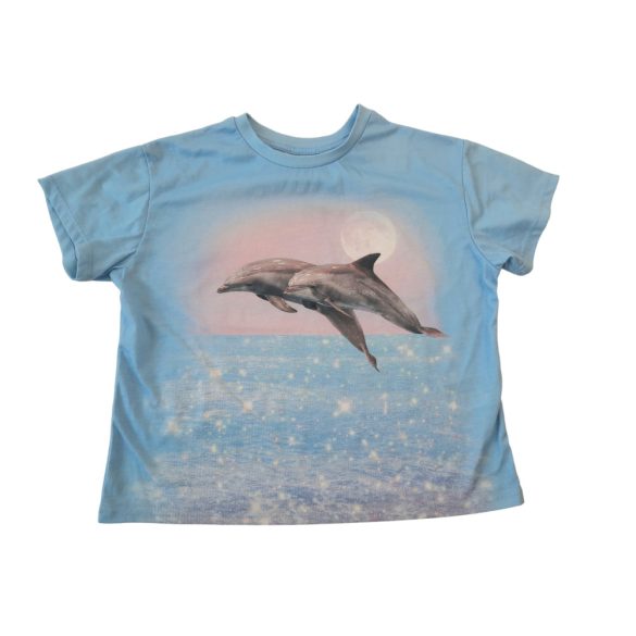H&M kék delfines póló
