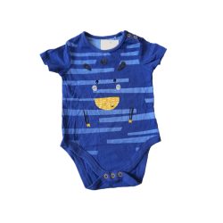 Mothercare kék mintás pamut body