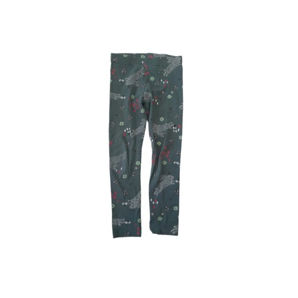 Little Kids zöld mintás pamut leggings